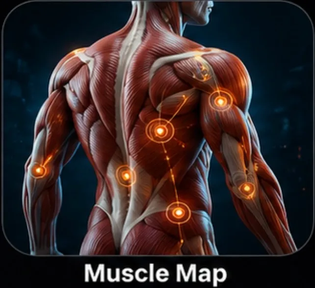 EmberMed Muscle Map app